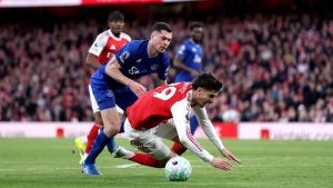 Babak I Penyelamatan Gemilang Calafiori Warnai Laga Arsenal Vs Everton 0 0