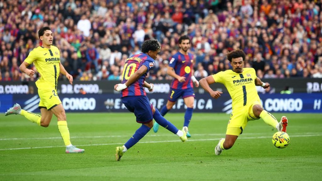 Barcelona Vs Villarreal Yamal Hat Trick Blaugrana Menang 4 1