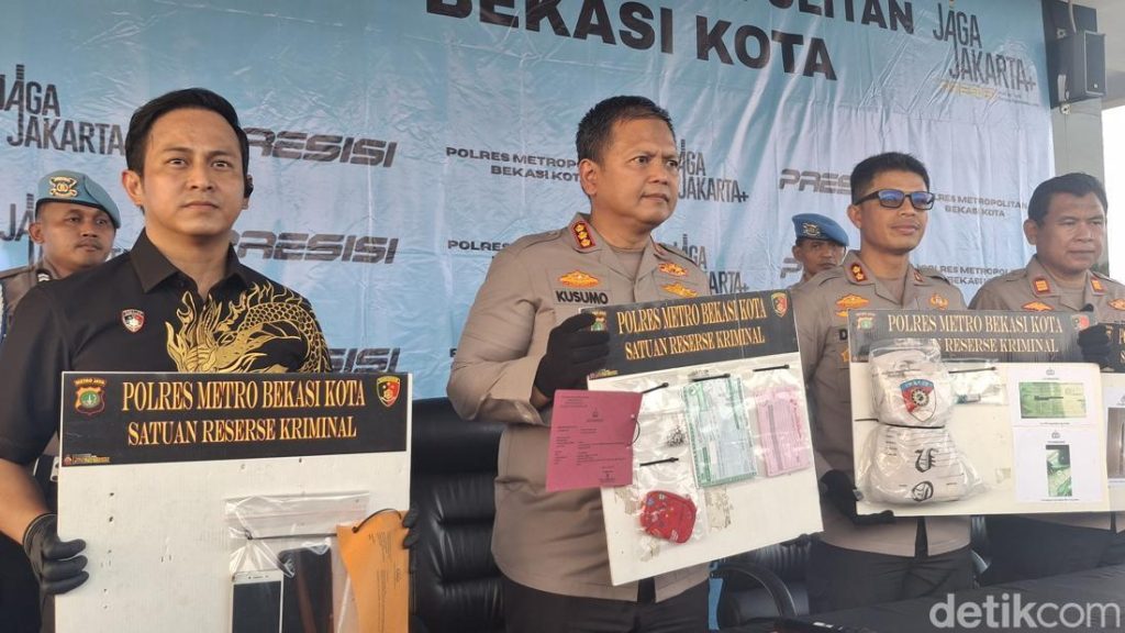 3 Maling Motor Modus Tuduh Korban Pemukulan Dibekuk Di Bekasi