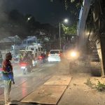 Lajur Kanan Jalan Amblas Lenteng Agung Arah Depok Dibongkar Perbaikan Dikebut