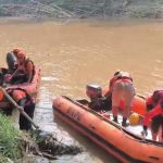 Sar Cari Balita 5 Tahun Hilang Terseret Arus Sungai Cisimeut Lebak