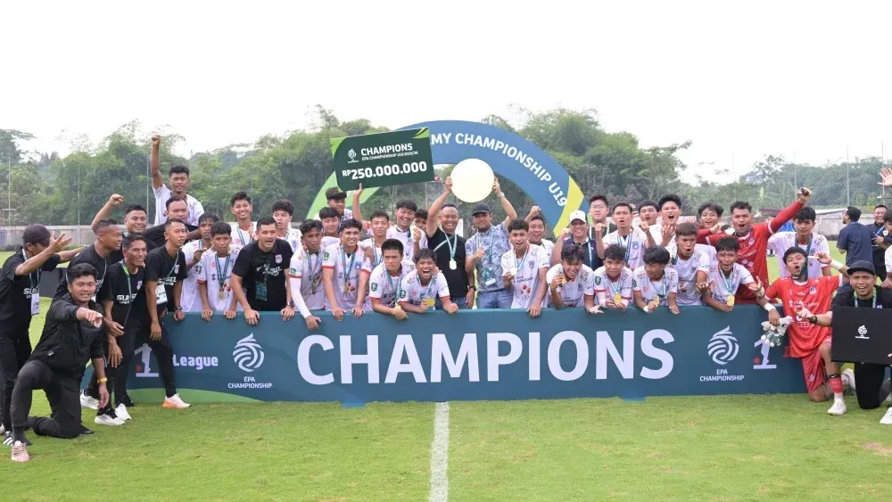 Sumsel United Juarai Epa Championship U 19 Taklukkan Persiku Kudus
